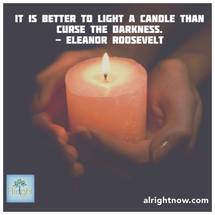light a candle than to curse the darkness quote