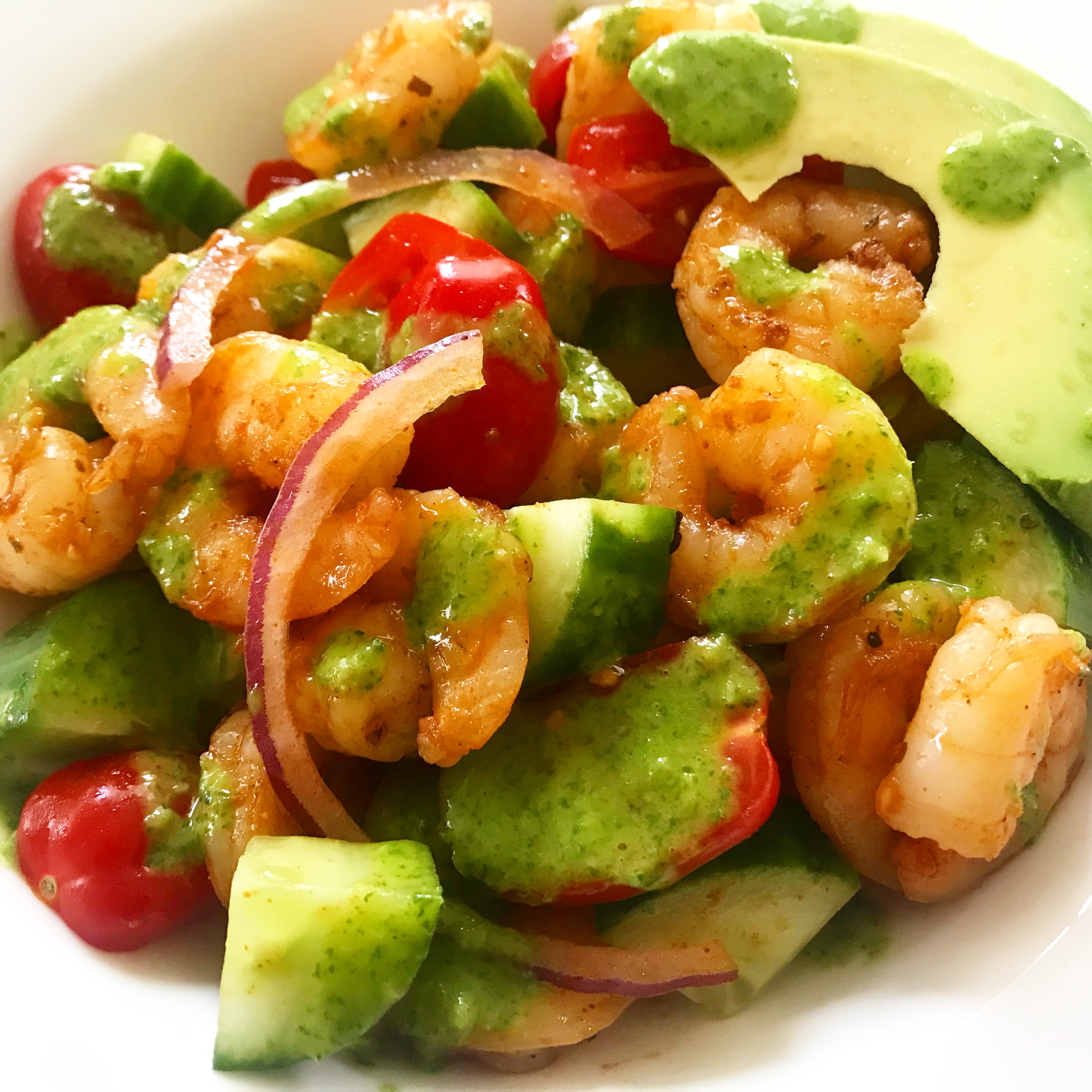 How to Make Savory Shrimp Salad with Cilantro Dressing - AlrightNow 